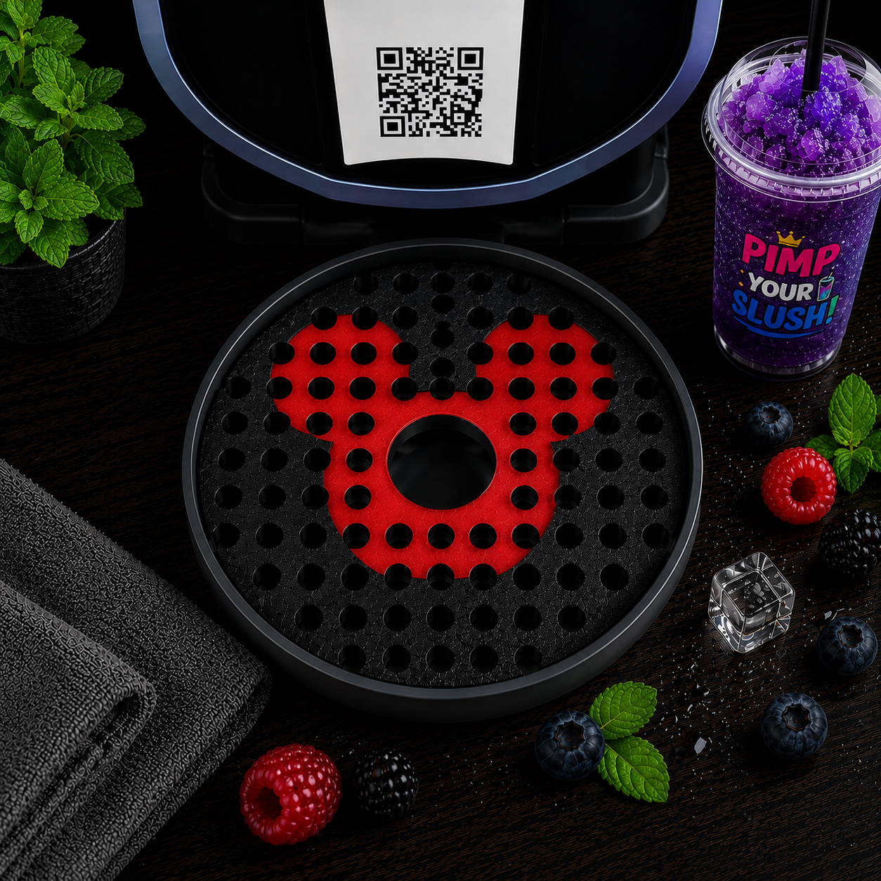 ninja slush custom colored tete disney drip tray insert