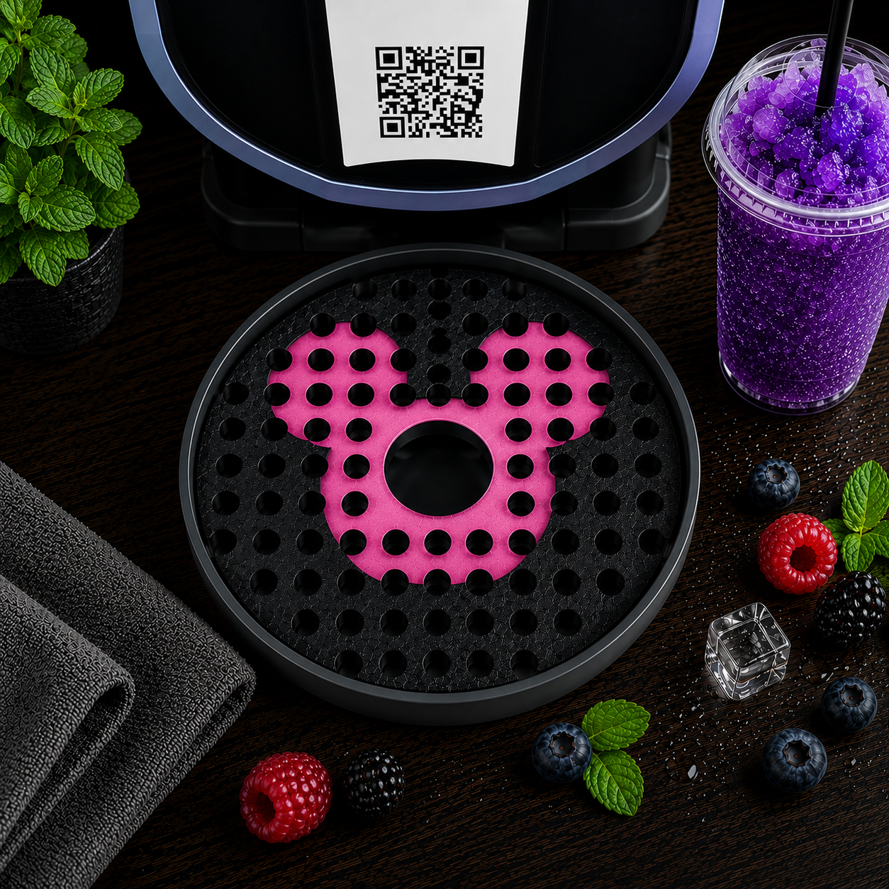 ninja slush custom colored tete disney drip tray insert
