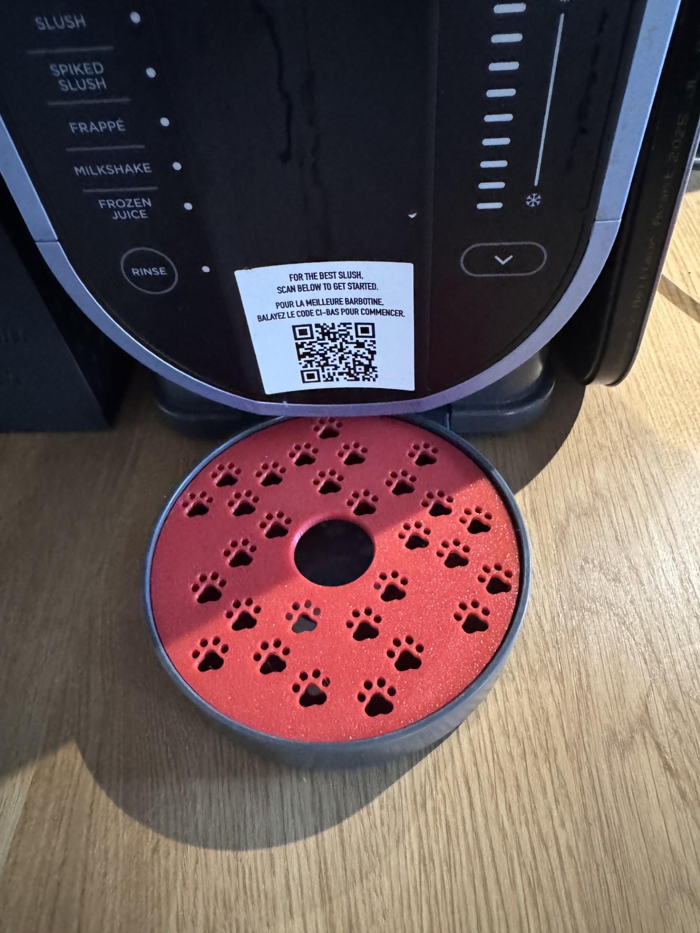 Ninja Slush Custom Paw Print Drip Tray Insert
