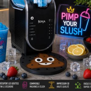 ninja slushie drip tray emoji caca