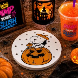 ninja slushie drip tray Snoopy halloween