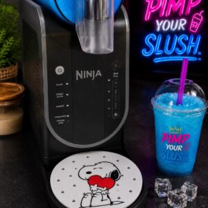ninja slushie drip tray Snoopy  with heart drawing